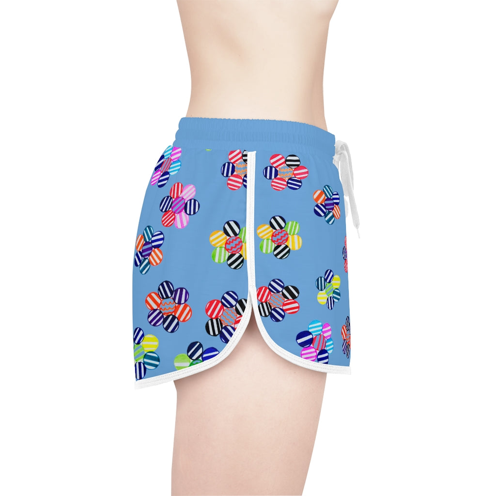 Sky Candy Florals Relaxed Shorts