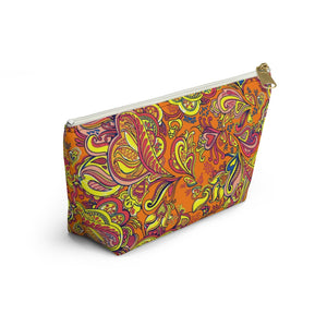 Paisley Hearts Accessory Pouch