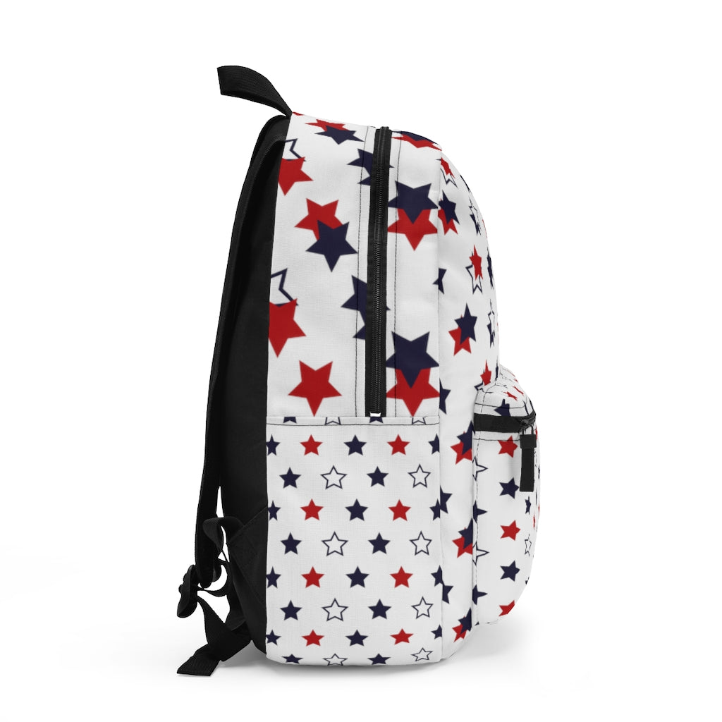 White Starry Backpack