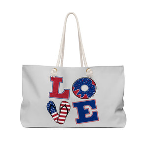 Slate American Love Weekender Bag