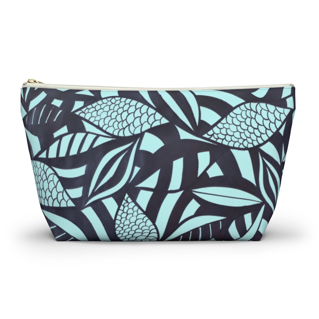 Icy Tropical Minimalist Accessory Pouch