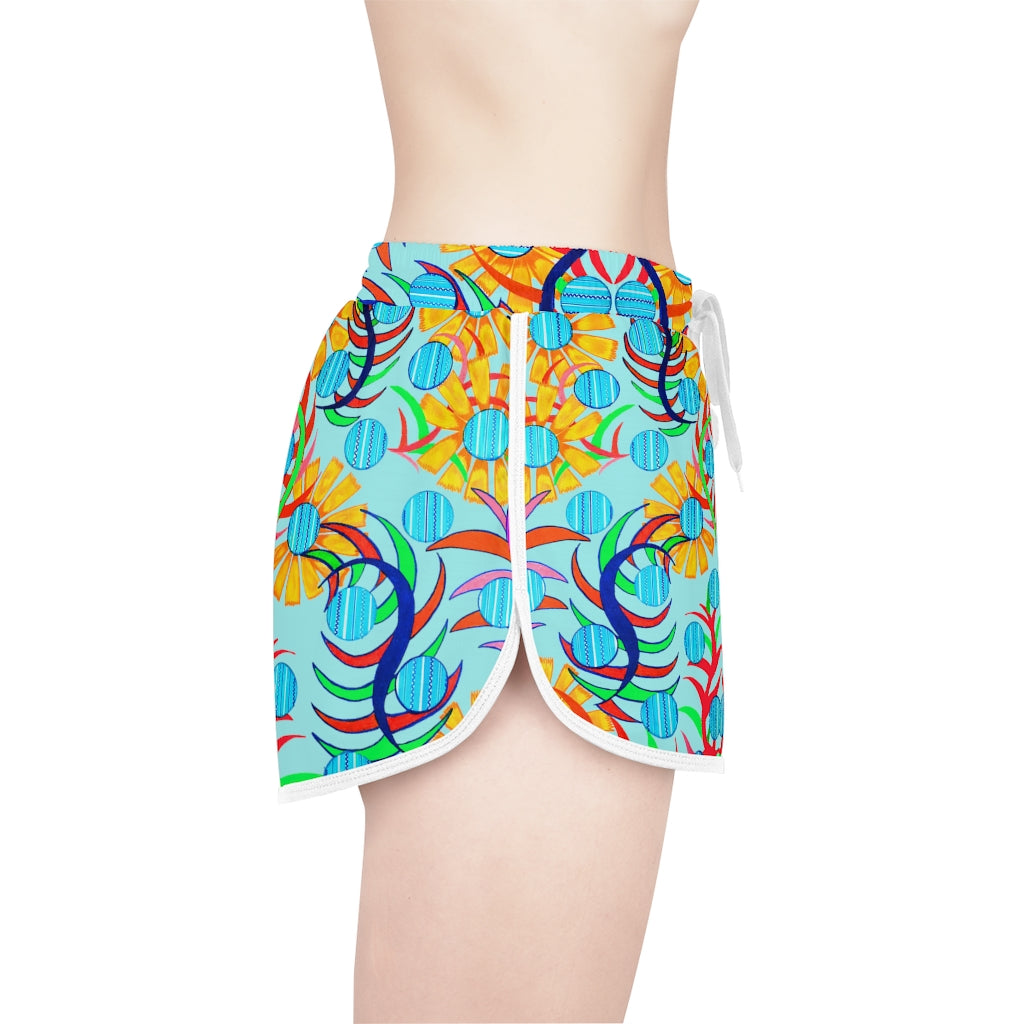 Icy Sunflower Relaxed Shorts