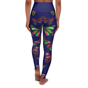 High Waisted Ink Butterfly Leggings