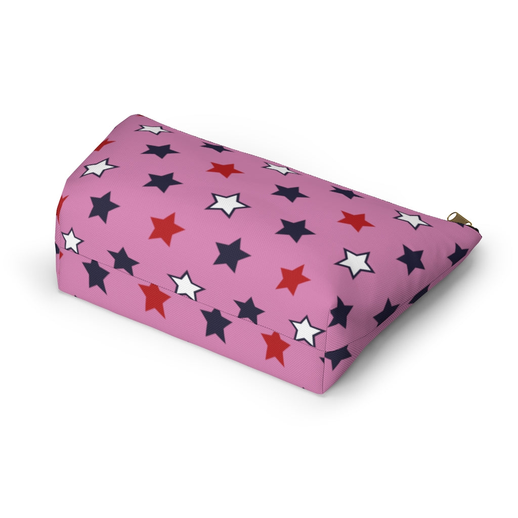 Starry Pink Accessory Pouch