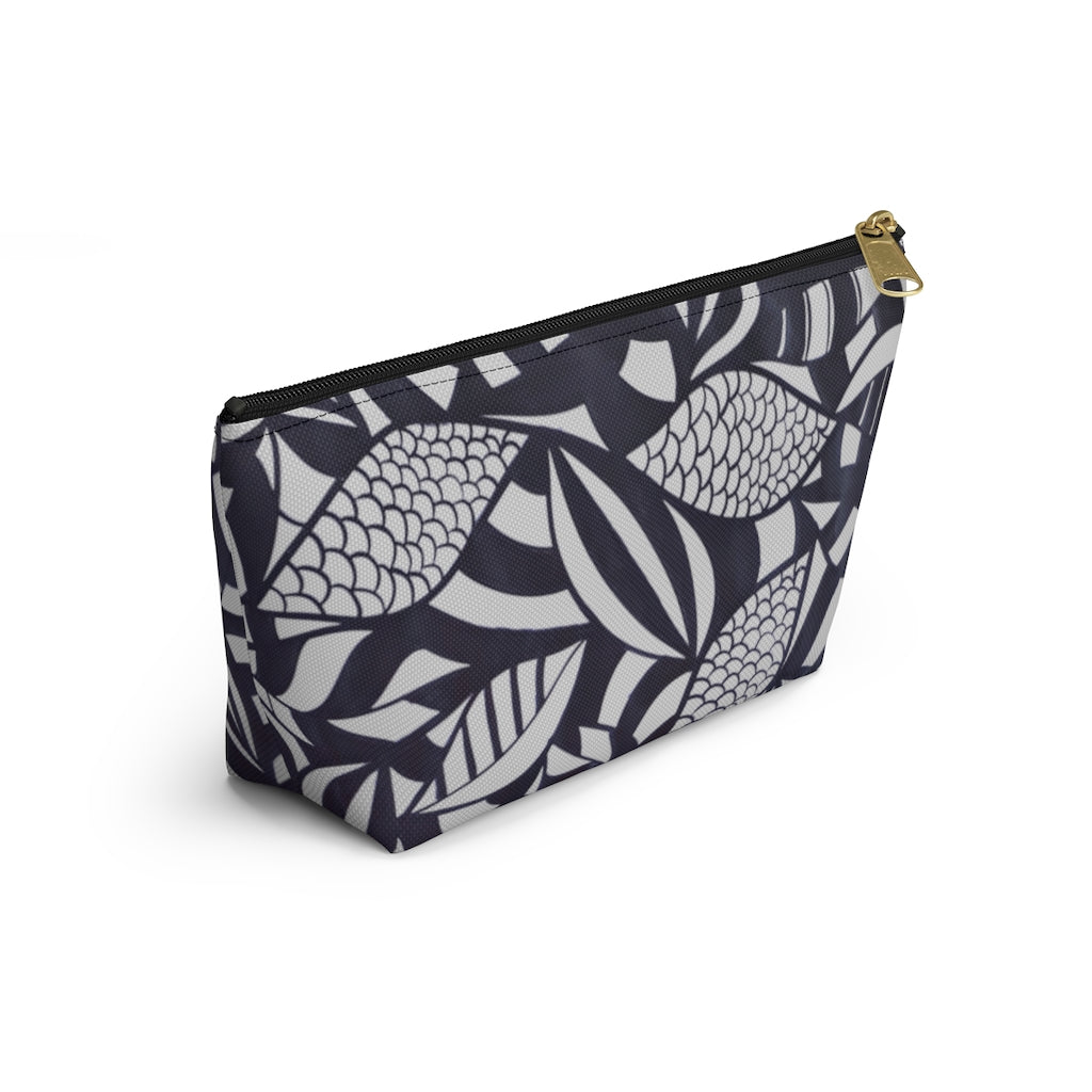 Slate Tropical Minimalist Accessory Pouch