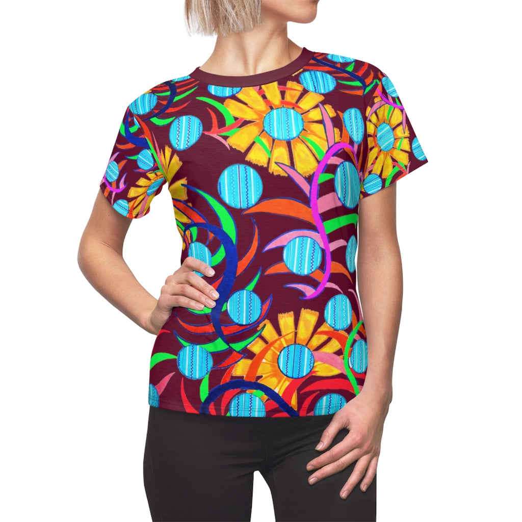 Sunflower AOP Marsala T-shirt