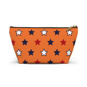 Starry Orange Accessory Pouch