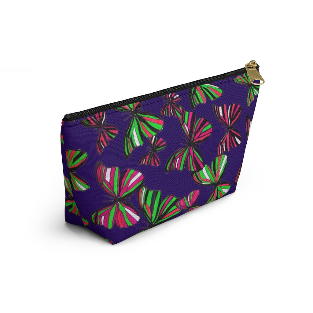 Butterflies Violet Accessory Pouch