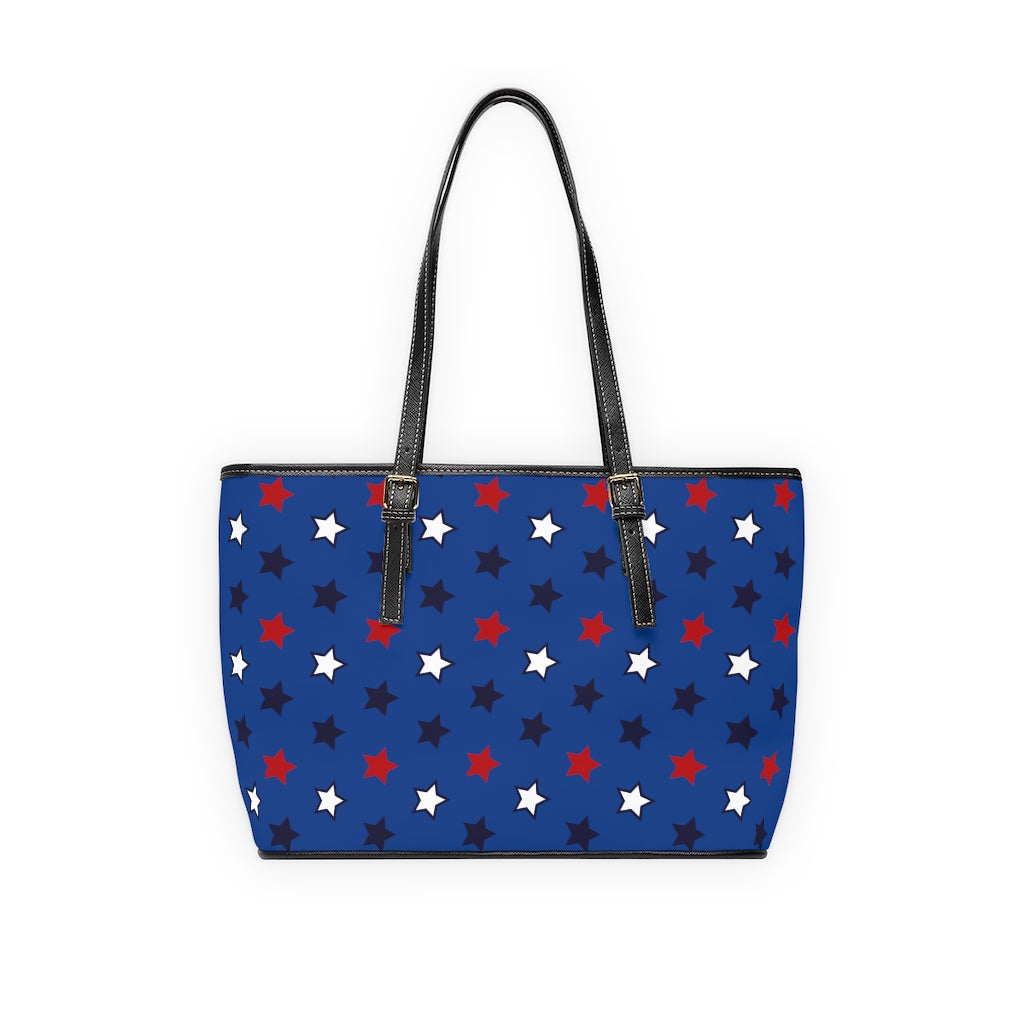 Starry Royal Blue PU Leather Shoulder Bag