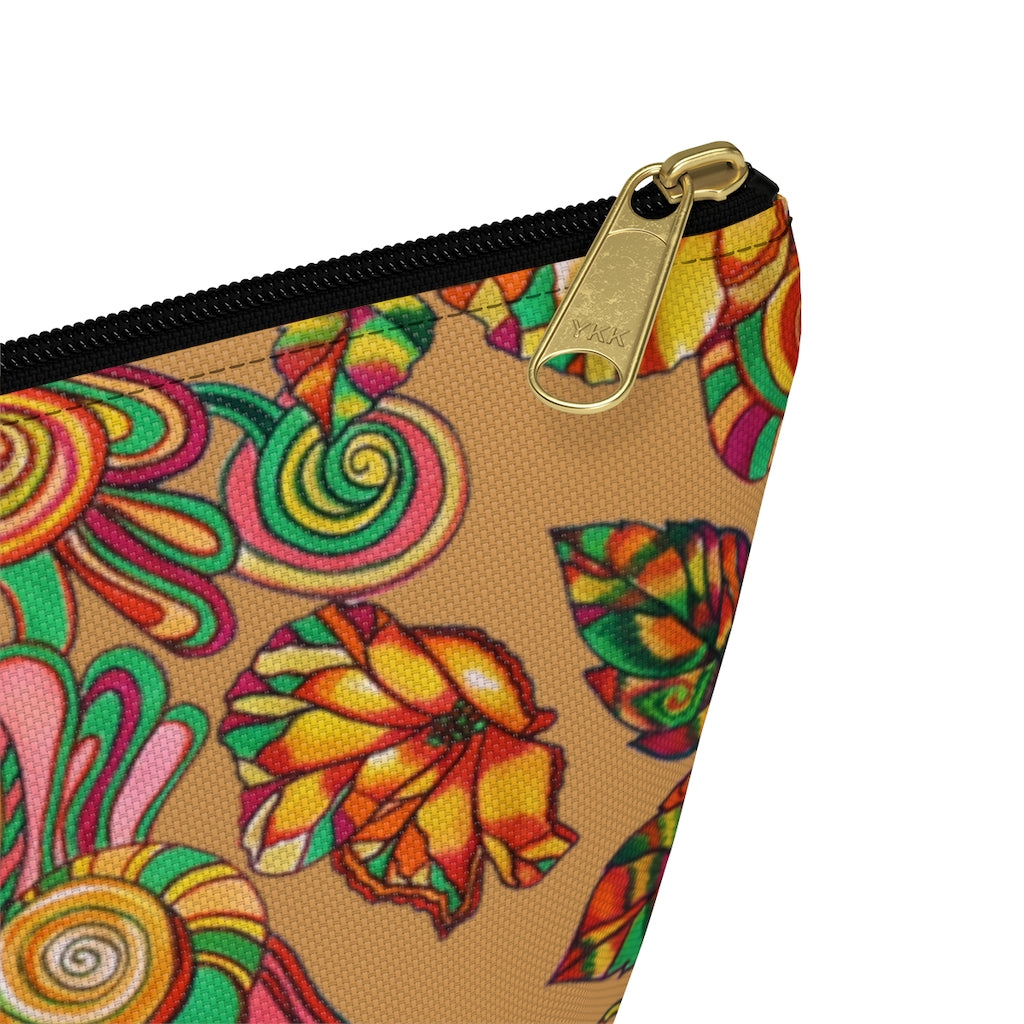 Tussock Artsy Floral Accessory Pouch