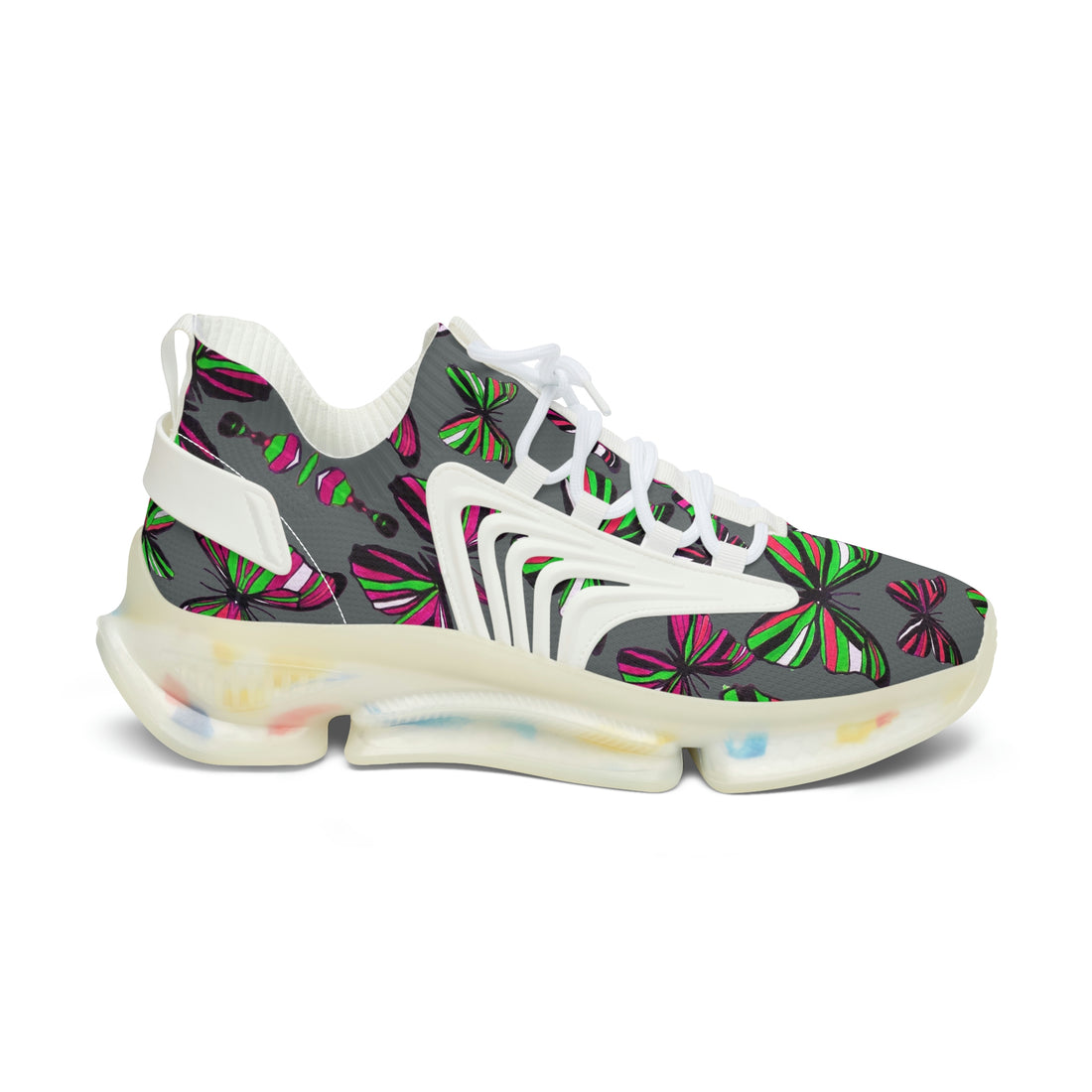 Ash Butterfly Printed OTT Women's Mesh Knit Sneakers