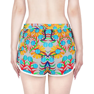 Slate Sunflower Relaxed Shorts