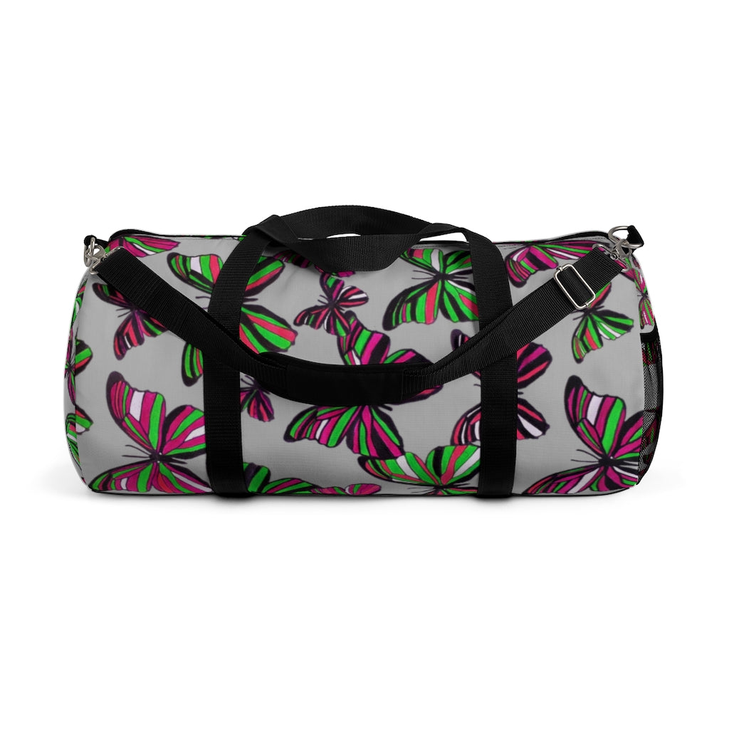 Butterflies Slate Duffel Bag