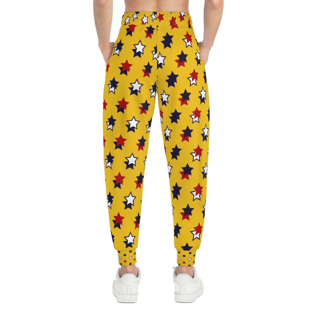 Unisex AOP Starry Yellow Joggers