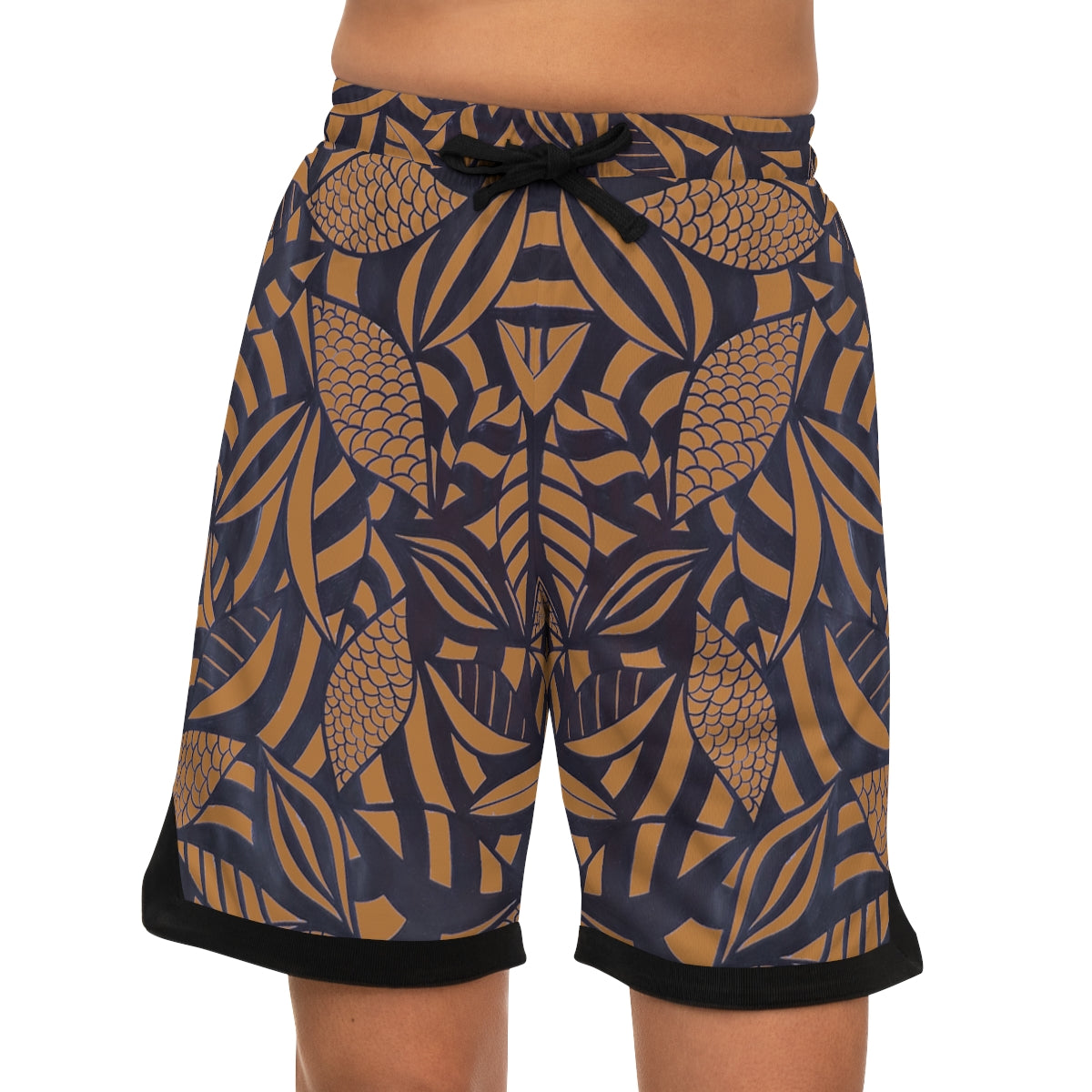 Tussock Tropical Minimalist Basketball Rib Shorts (AOP)