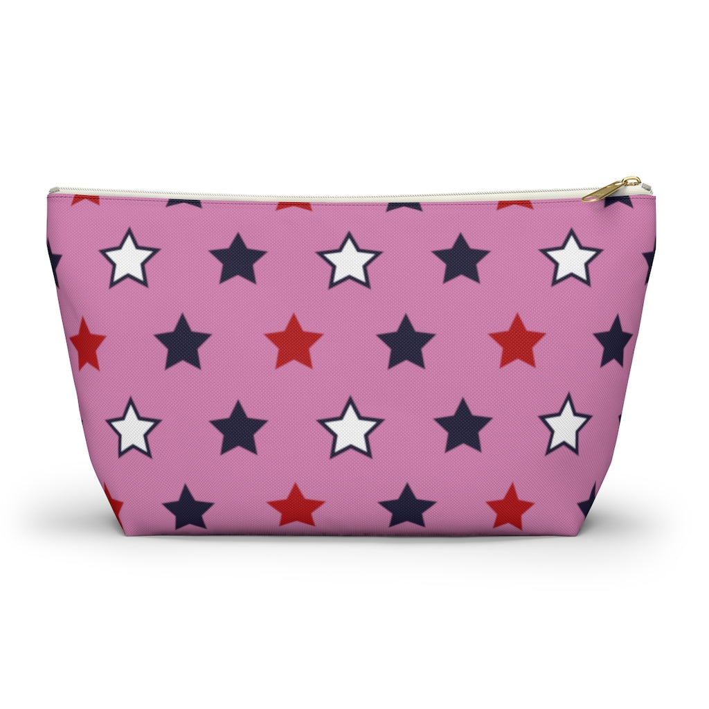 Starry Pink Accessory Pouch