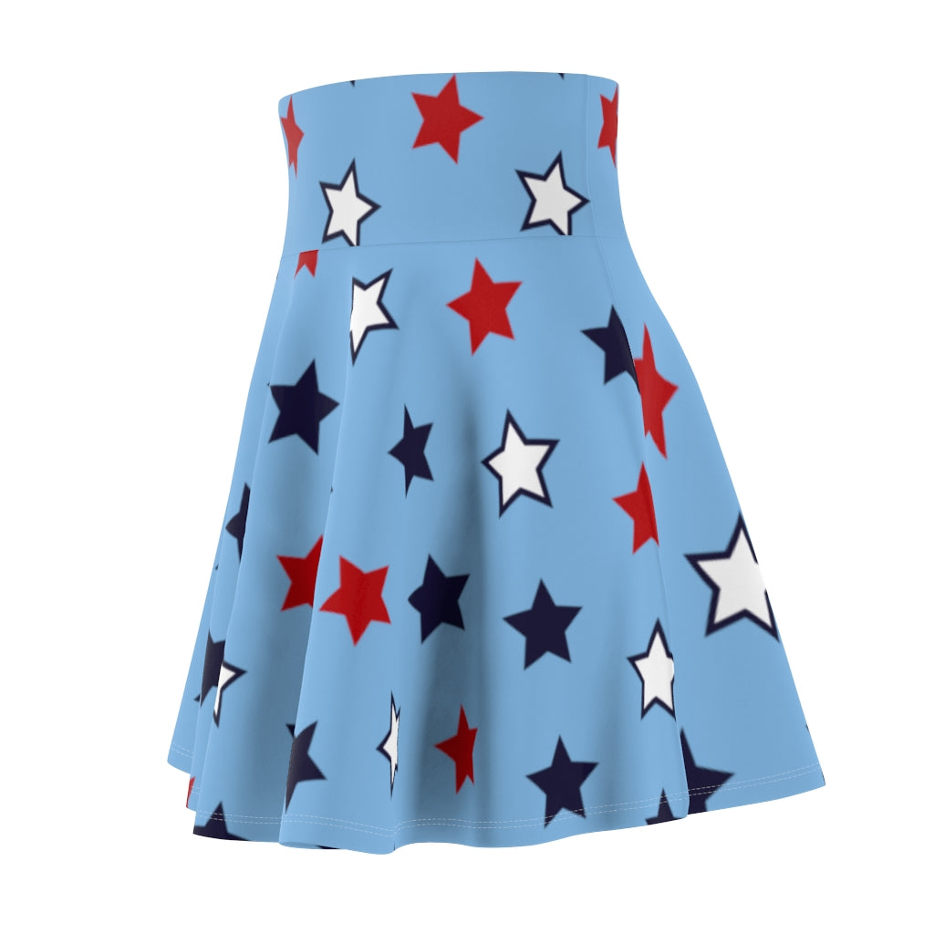 Stargirl Sky Blue Skater Skirt