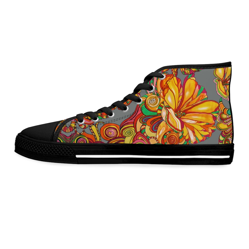 Ash Artsy Floral Women's High Top Sneakers