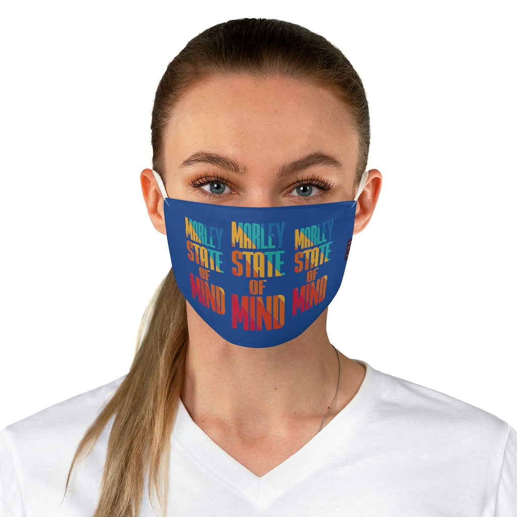 Marley Fabric Face Mask (Royal Blue)