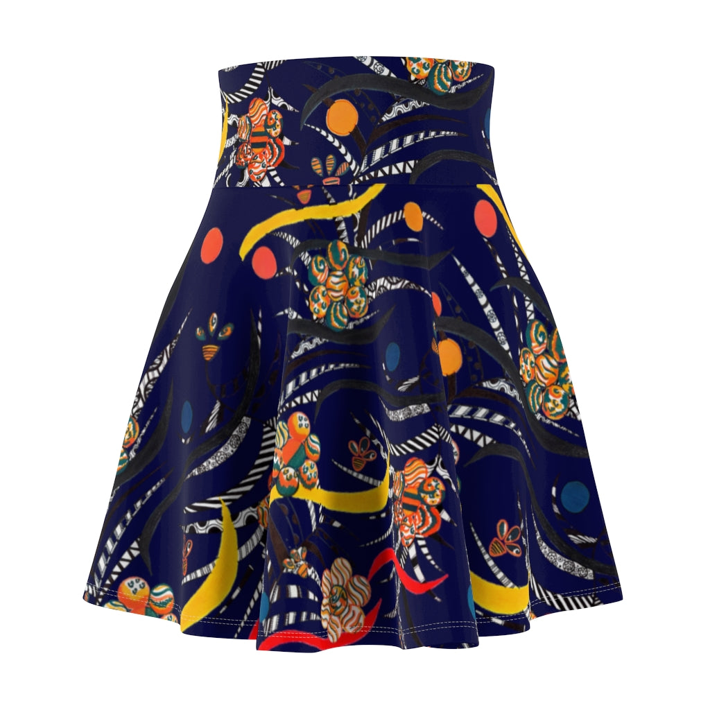 Ink Wilderness Skater Skirt