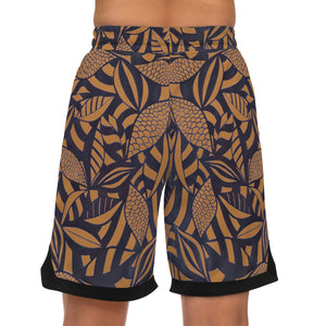 Tussock Tropical Minimalist Basketball Rib Shorts (AOP)
