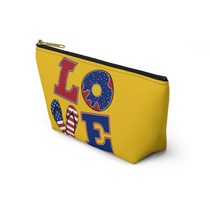 Love Yellow Accessory Pouch