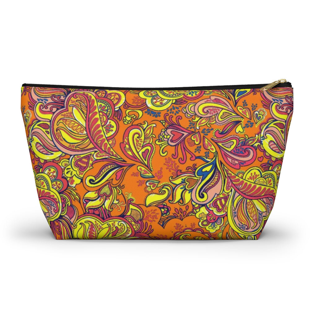 Paisley Hearts Accessory Pouch