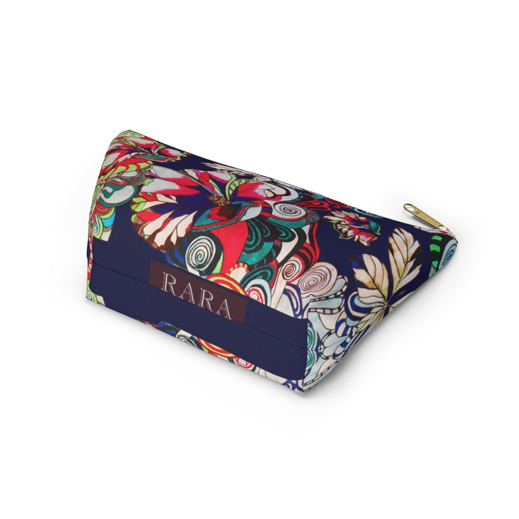 Floral Pop Ink Accessory Pouch