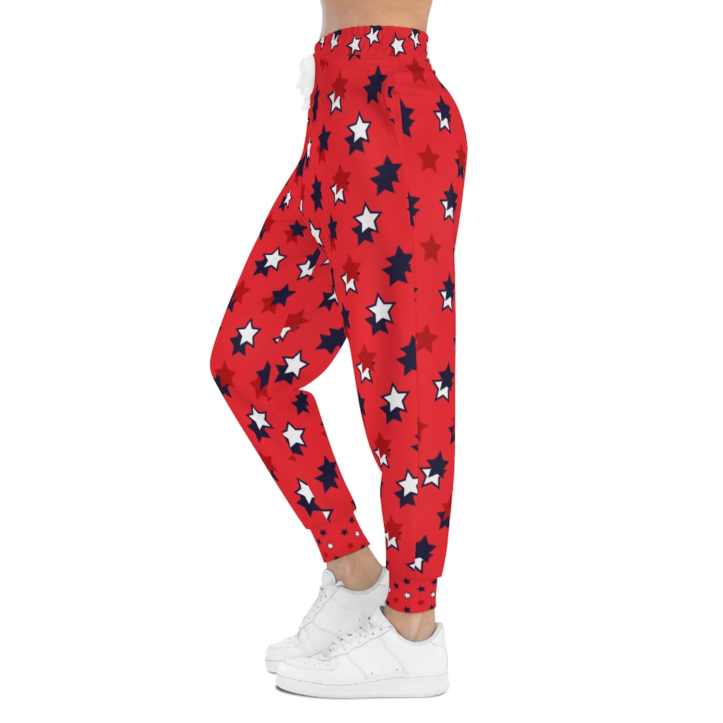 Unisex AOP Starry Red Joggers