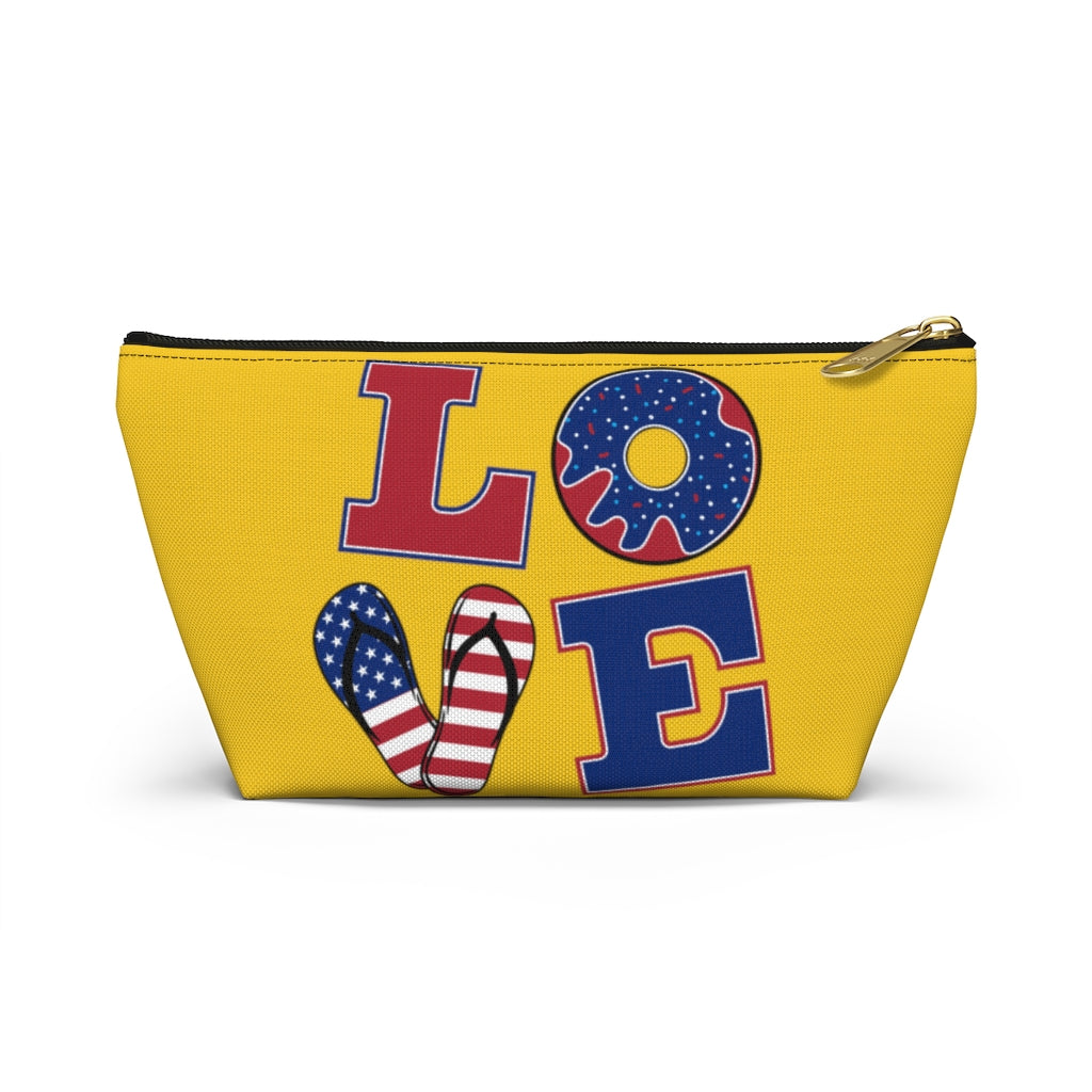 Love Yellow Accessory Pouch