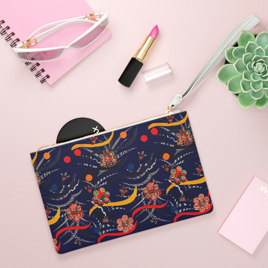 Ink Wilderness Clutch Bag