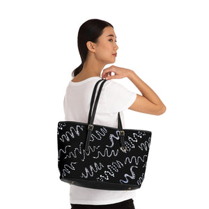 Black Snake Den PU Leather Shoulder Bag