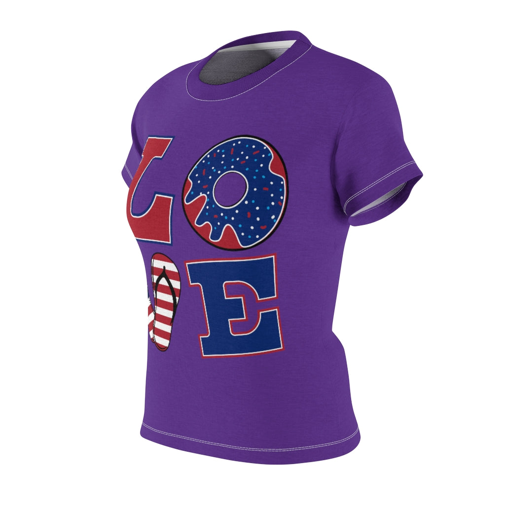 L.O.V.E. 'merica Purple T-Shirt