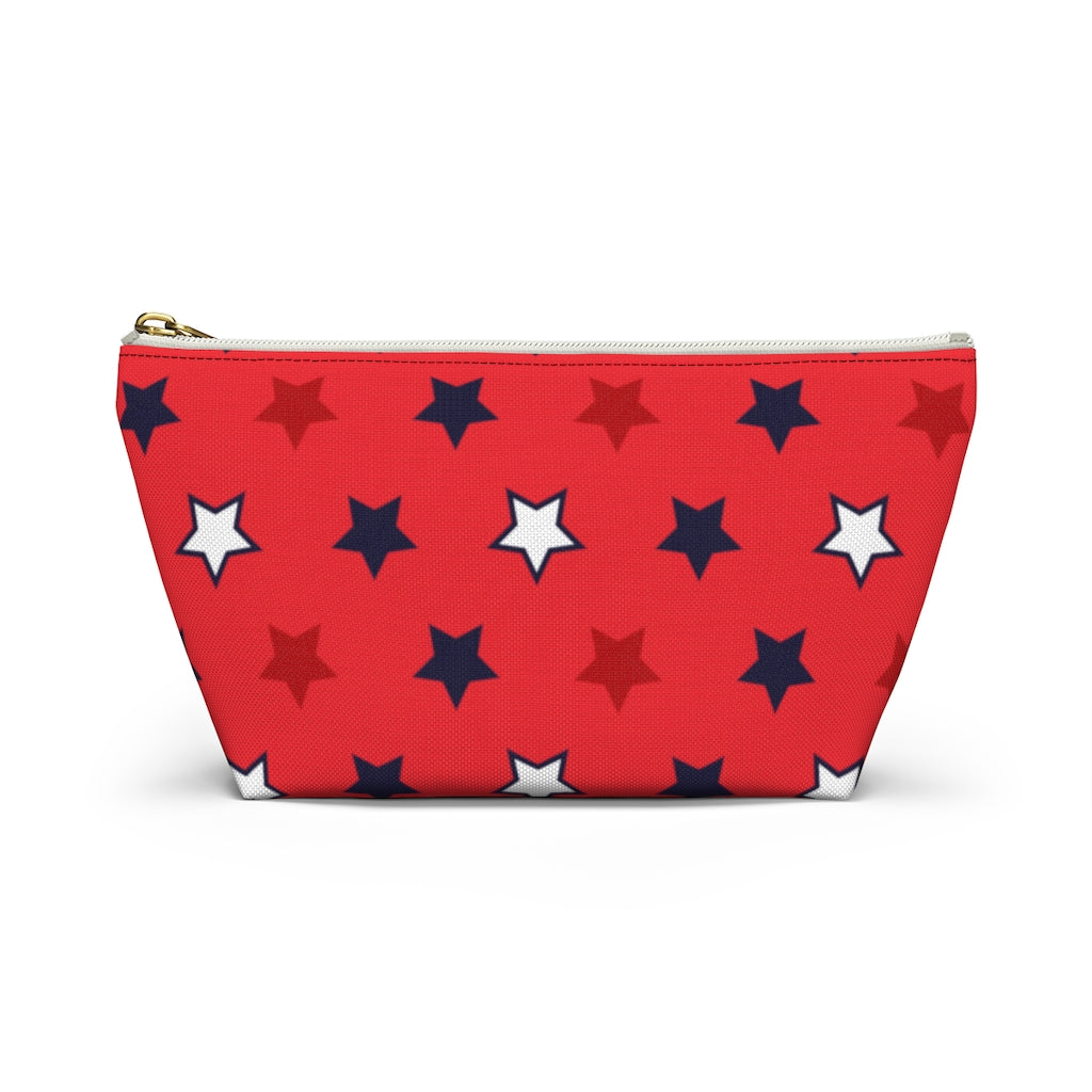 Starry Red Accessory Pouch