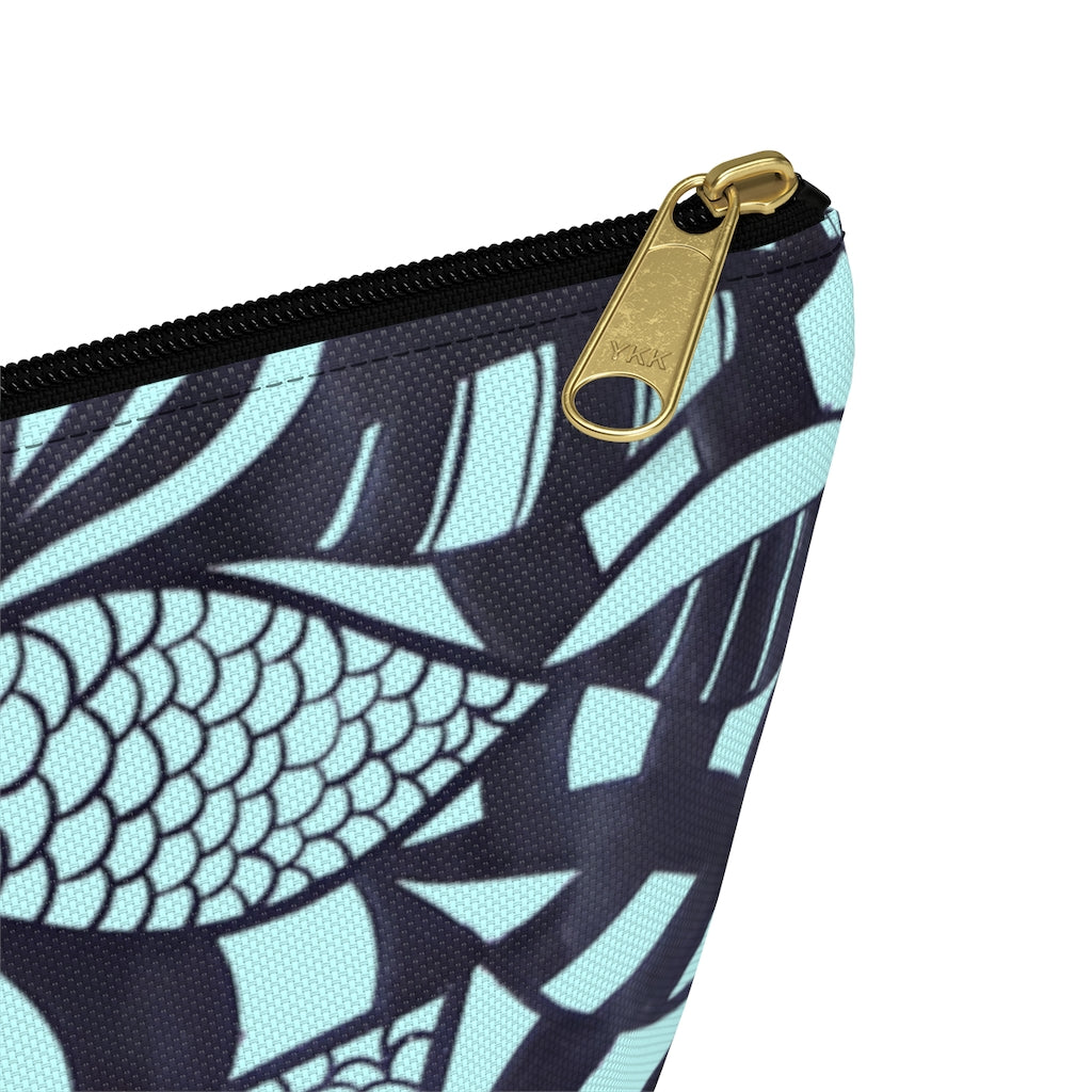 Icy Tropical Minimalist Accessory Pouch