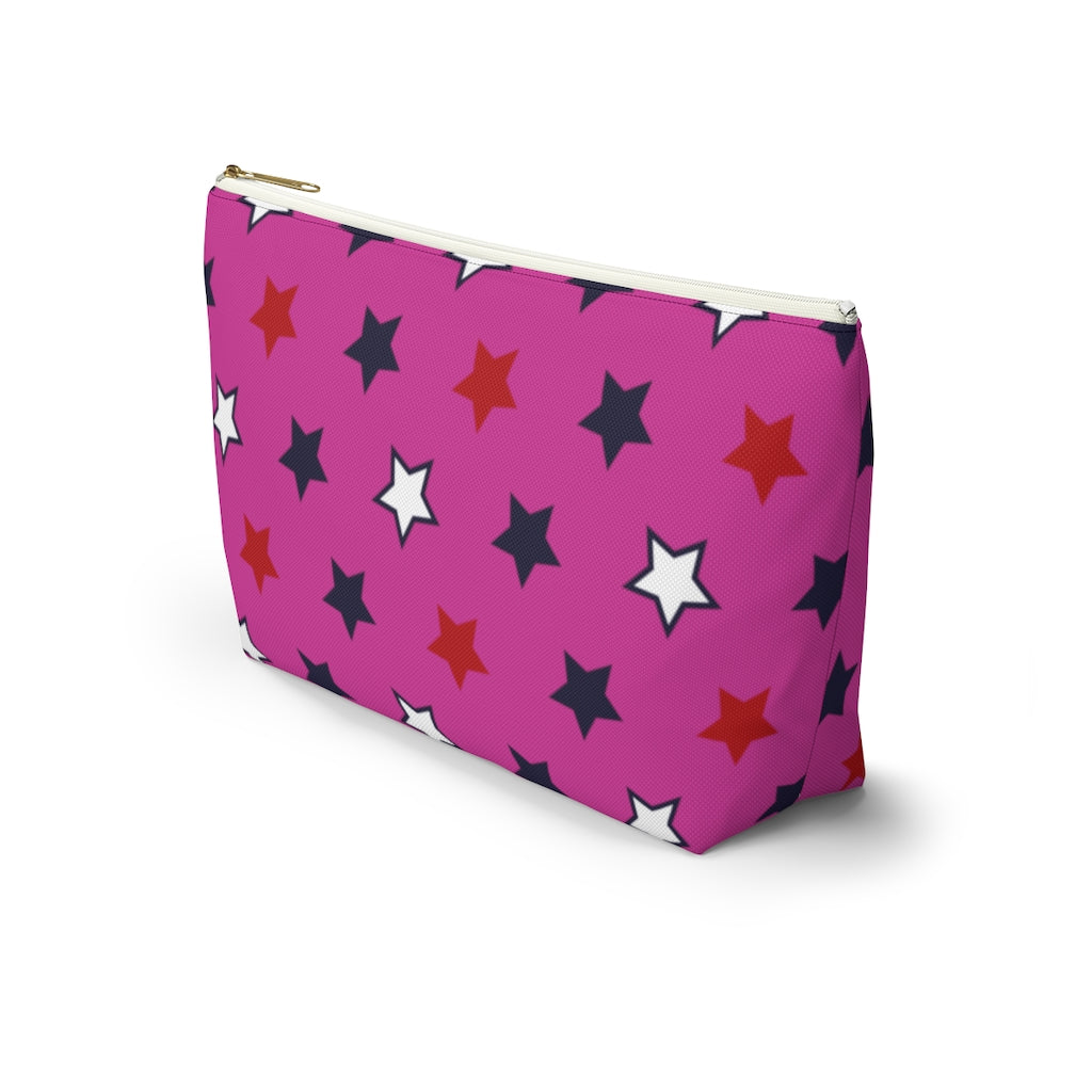 Starry Magenta Accessory Pouch