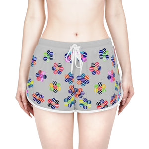 Slate Candy Florals Relaxed Shorts