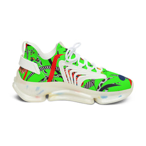 Neon Green Wildly Wicked OTT Women's Mesh Knit Sneakers