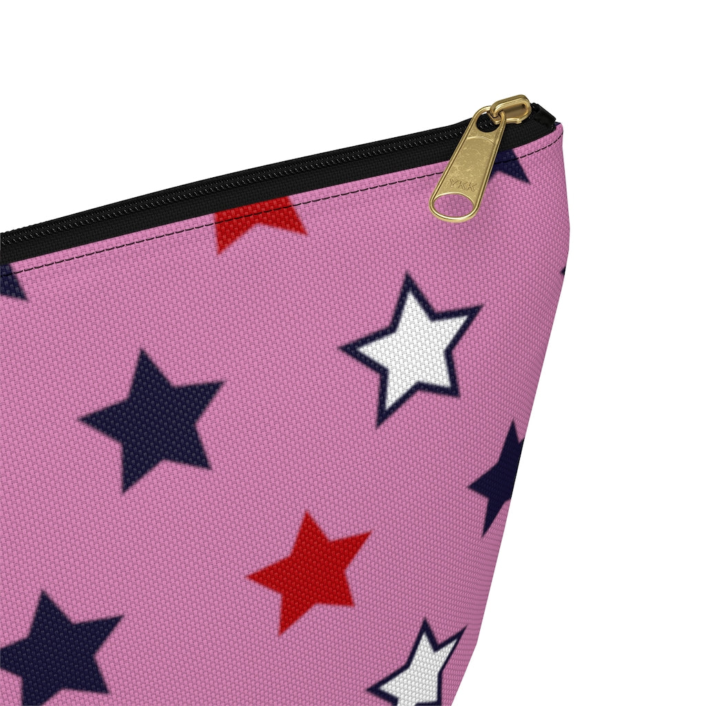 Starry Pink Accessory Pouch