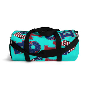 American Love Cyan Duffel Bag