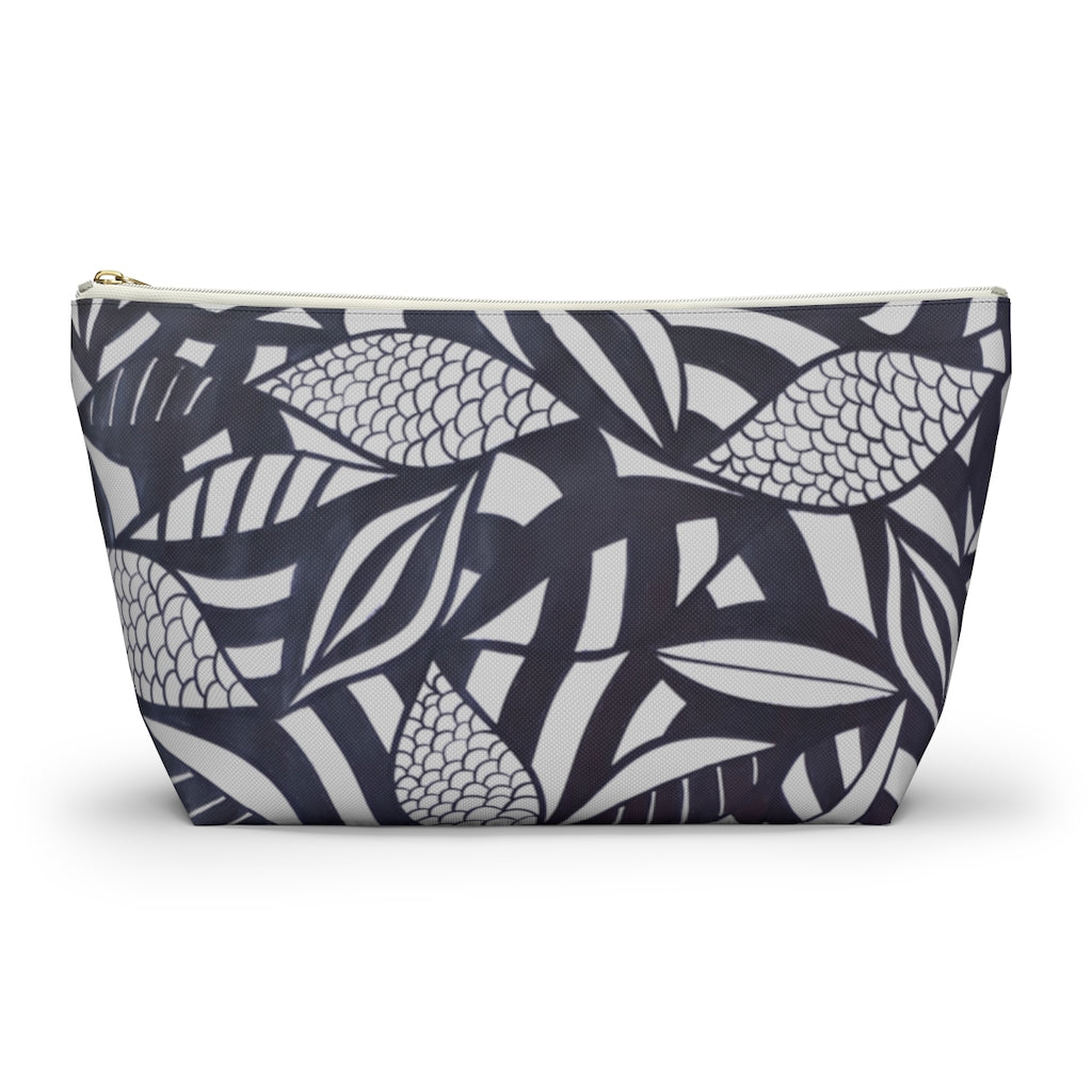 Slate Tropical Minimalist Accessory Pouch