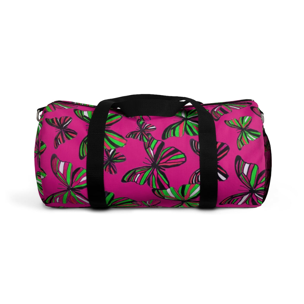 Butterflies Rose Duffel Bag