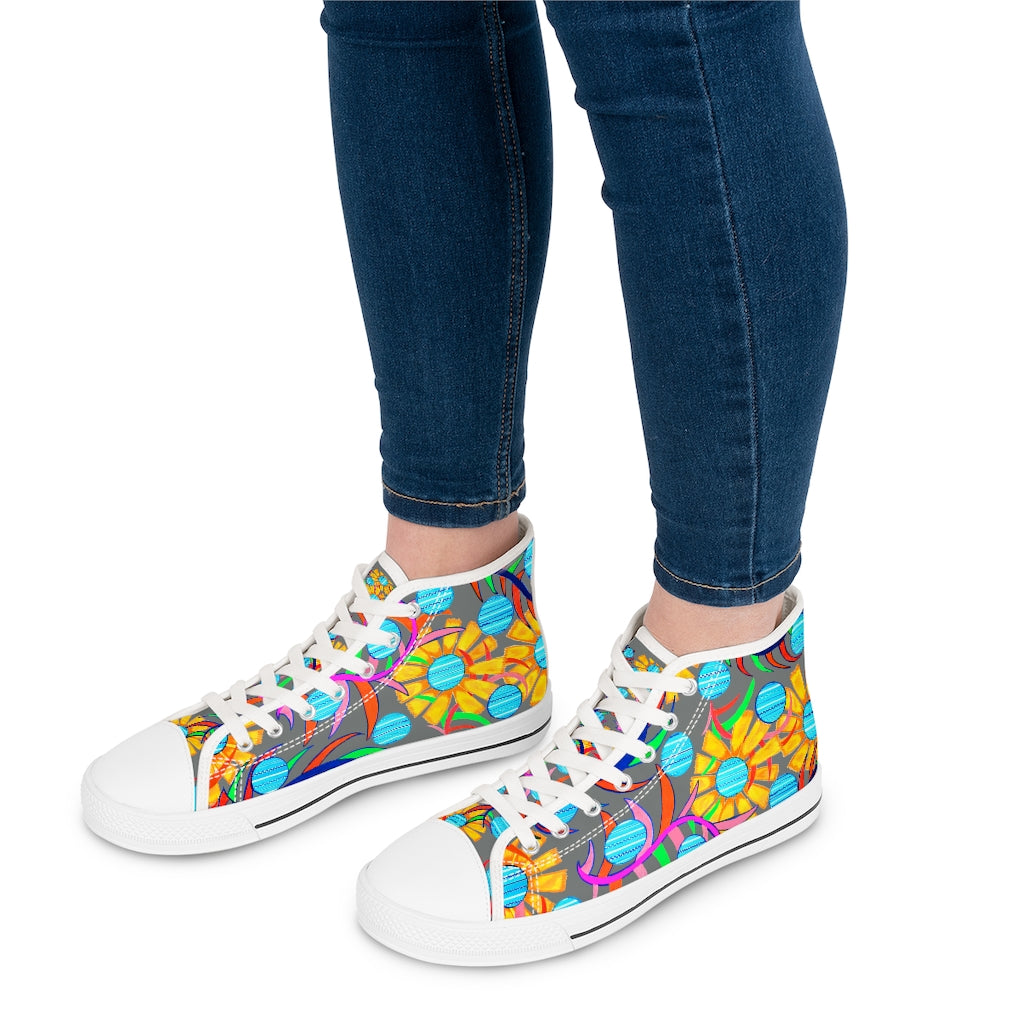 Ash Sunflower Women's High Top Sneakers