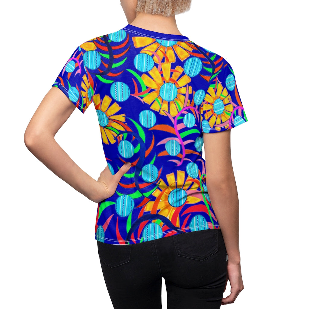 Sunflower AOP Electric Blue T-shirt