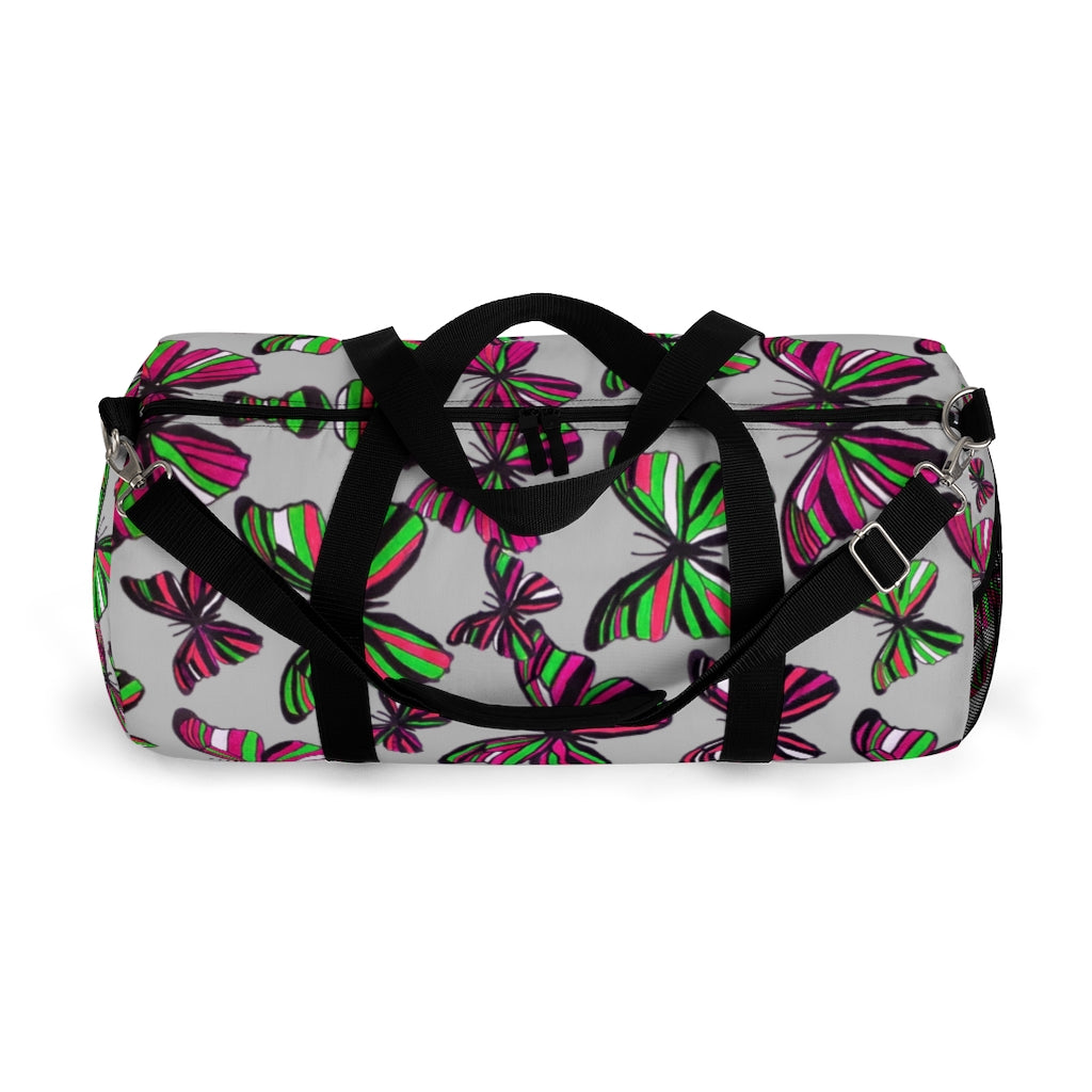 Butterflies Slate Duffel Bag