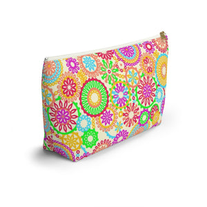 The 70's Vibe Lemon Accessory Pouch