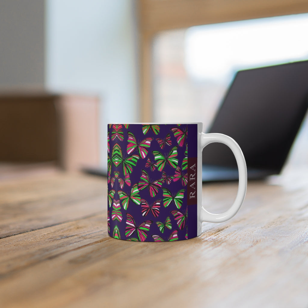 Butterflies Violet Mug 11oz