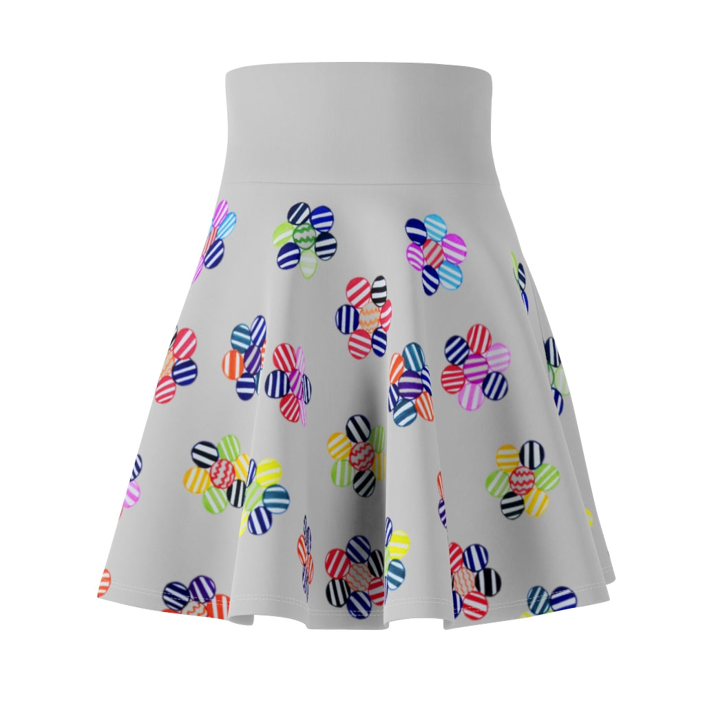 Slate Candy Florals Skater Skirt