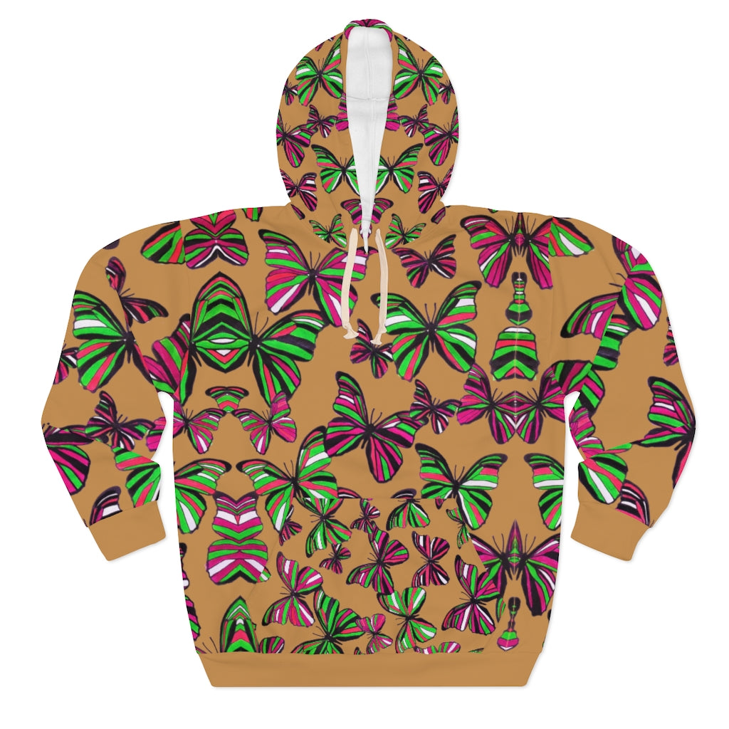 Butterflies Pullover Tussock Hoodie