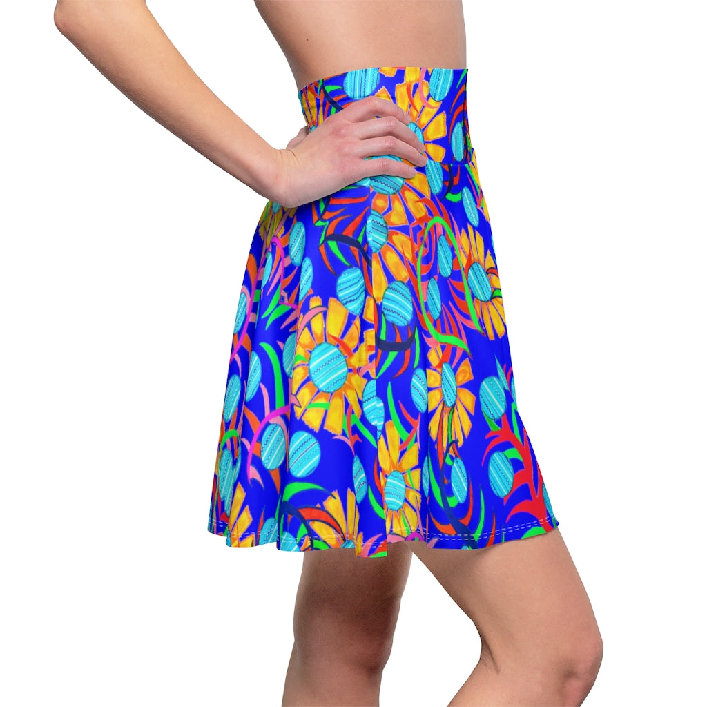 Sunflower Electric Skater Skirt